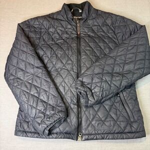 Marmot Quilted Puffer Jacket Women's‎ Size L Black Excellent Insulated Zip Up